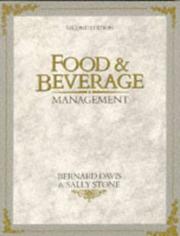 Food and beverage management by Davis, Bernard.