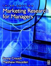 Marketing research for managers