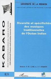 Cover of: Diversité et spécificités des musiques traditionnelles de l'Océan Indien