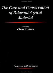 The care and conservation of palaeontological material