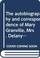 Cover of: The autobiography and correspondence of Mary Granville, Mrs. Delany