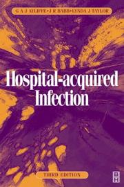 Hospital-acquired infection : principles and prevention