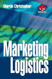 Cover of: Marketing logistics