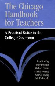 Cover of: The Chicago Handbook for Teachers | Alan Brinkley