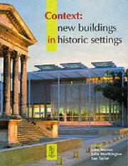 Context : new buildings in historic settings