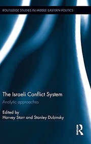 Cover of: Israeli Conflict System: Analytic Approaches