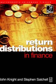 Return distributions in finance