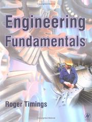 Cover of: Engineering fundamentals by R. L. Timings