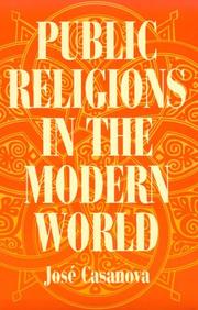 Cover of: Public religions in the modern world