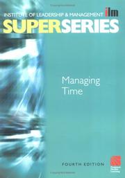 Cover of: Managing Time Super Series, Fourth Edition (ILM Super Series)