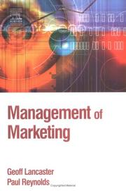 Management of marketing