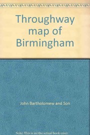 Cover of: Throughway map of Birmingham