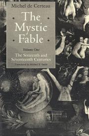 The mystic fable by Michel de Certeau