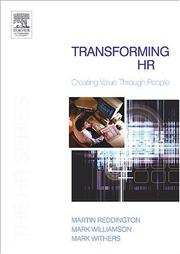 Transforming HR : creating value through people