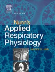 Cover of: Nunn's applied respiratory physiology. by Andrew B. Lumb