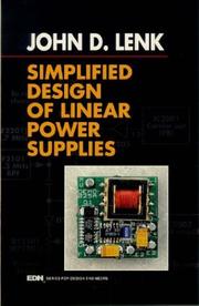 Simplified design of linear power supplies by John D. Lenk