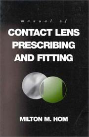 Manual of contact lens prescribing and fitting