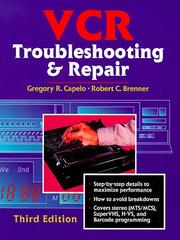 VCR troubleshooting & repair by Gregory R. Capelo