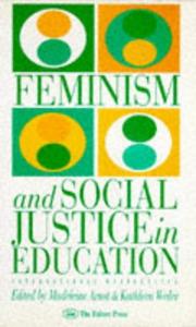 Feminism and Social Justice in Education : International Perspectives