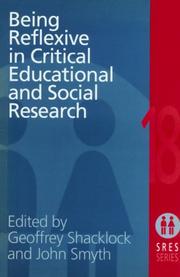 Being reflexive in critical educational and social research