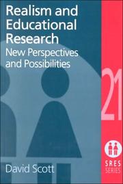 Cover of: Realism and Educational Research: New Perspectives and Possibilities (Social Research and Educational Studies Series, 19)