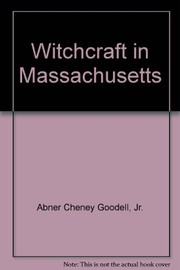 Cover of: Witchcraft in Massachusetts