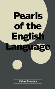 Cover of: Pearls of the English Language