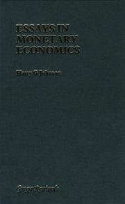 Essays in monetary economics