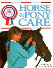 Horse & pony care