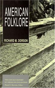 Cover of: American Folklore (The Chicago History of American Civilization)