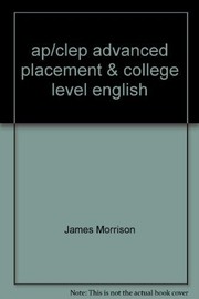 Cover of: AP/CLEP advanced placement and college level examinations in English-analysis and interpretation of literature