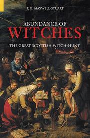 Cover of: An abundance of witches: the great Scottish witch-hunt