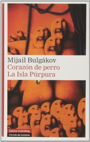 Cover of: Corazón de perro. La Isla Púrpura
