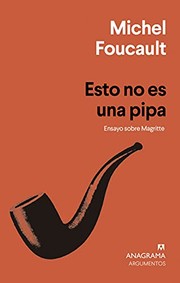 Cover of: Esto no es una pipa by Michel Foucault, Francisco Monge, Joaquín Jordá