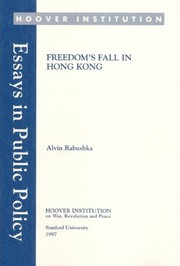 Cover of: Freedom's fall in Hong Kong