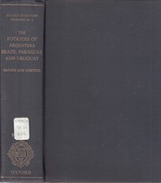 The potatoes of Argentina, Brazil, Paraguay, and Uruguay by J. G. Hawkes