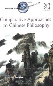 Cover of: Comparative Approaches to Chinese Philosophy