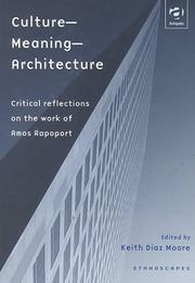 Culture--meaning--architecture by Keith Diaz Moore