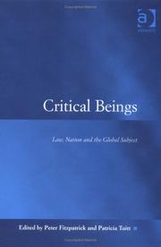 Cover of: Critical beings: law, nation, and the global subject