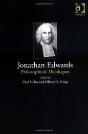 Cover of: Jonathan Edwards: Philosophical Theologian