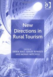 Cover of: New directions in rural tourism