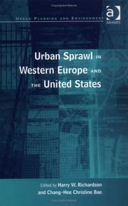 Cover of: Urban Sprawl in Western Europe and the United States (Urban Planning and Environment)