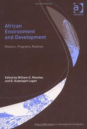 African environment and development : rhetoric, programs, realities