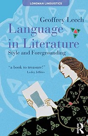 Cover of: Language in literature: style and foregrounding