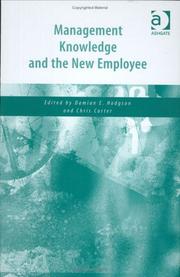 Management knowledge and the new employee