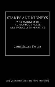 Cover of: Stakes And Kidneys by James Stacey Taylor