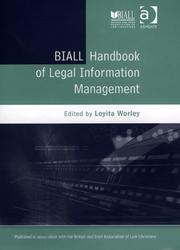 BIALL handbook of legal information management