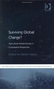 Cover of: Surviving Global Change?: Agricultural Interest Groups In Comparative Perspective (Non-State Actors in International Law, Politics and Governance)