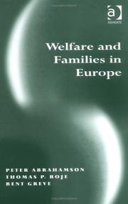 Cover of: Welfare And Families In Europe