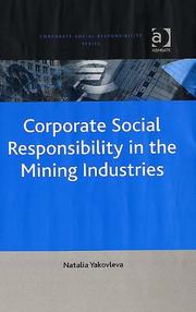 Corporate social responsibility in the mining industries